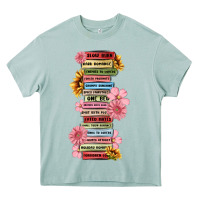 Arona floral books Heavy Core Tee - MaliasSmallBusiness