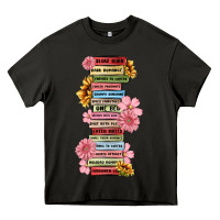 Asphalt floral books Heavy Core Tee - MaliasSmallBusiness