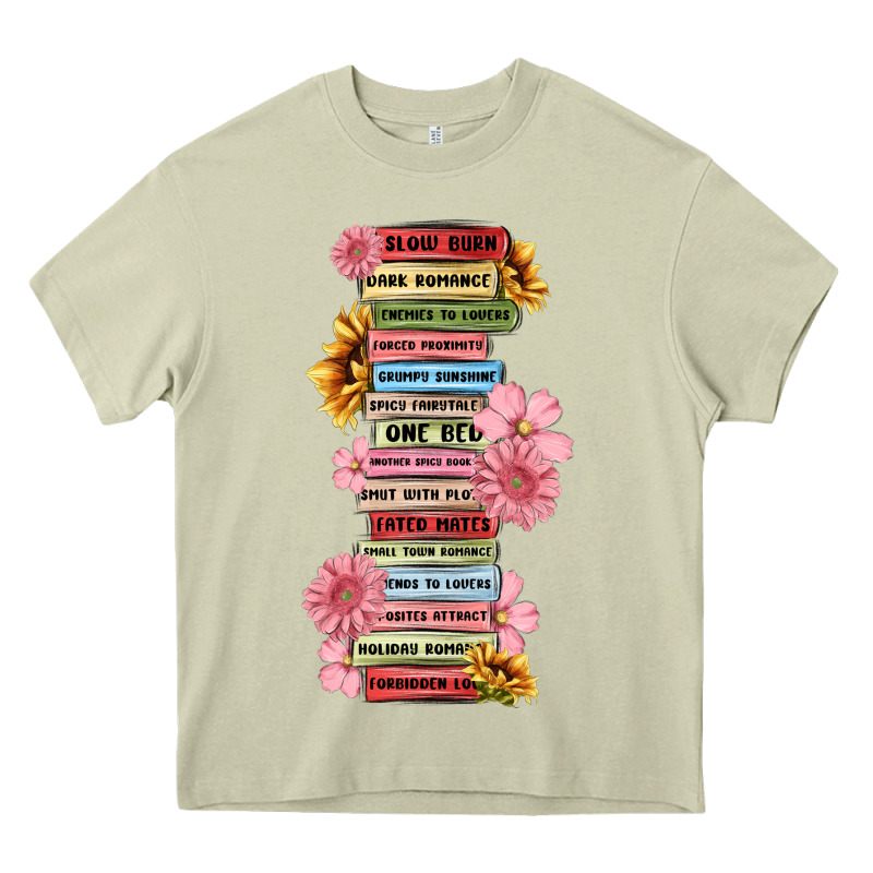 Floral Books Heavy Core Tee by MaliasSmallBusiness | Teevron