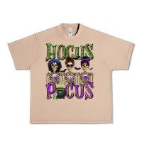 Burro Hocus Pocus with Skeletons Urban Heavy Tee - texasbilliewilder