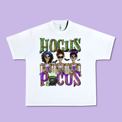Hocus Pocus With Skeletons Urban Heavy Tee Designed By Texasbilliewilder