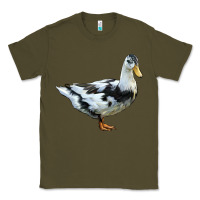 Army Green Ancona Duck Classic Tee - LillyAllenDesigns