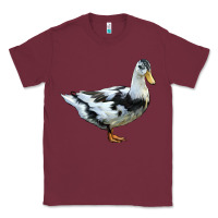 Burgundy Ancona Duck Classic Tee - LillyAllenDesigns