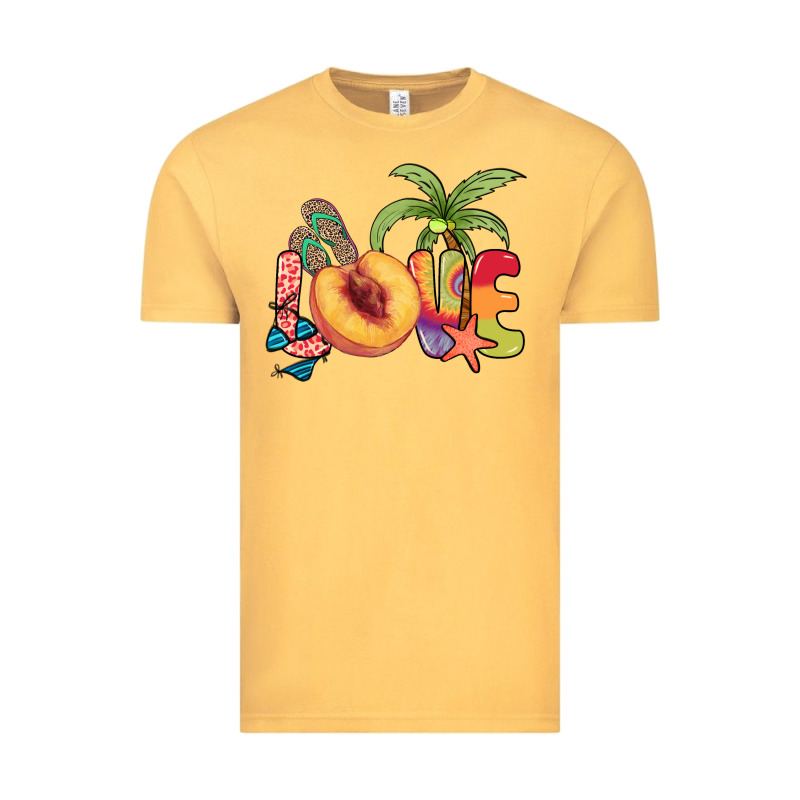 Love Peach Summer Vintage Tee by NancyCooperArtShop | Teevron