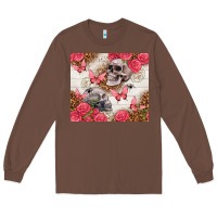 Skulls And Roses Tumbler Long Sleeve Tee | Teevron