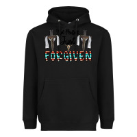 Black no perfect just forgiven Heavyweight Hoodie - CowhideDigitalArt