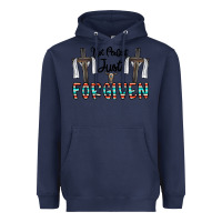 Navy no perfect just forgiven Heavyweight Hoodie - CowhideDigitalArt