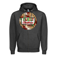 Charcoal Heather Family Christmas Zipper Hoodie - FaDigitalArtStudio