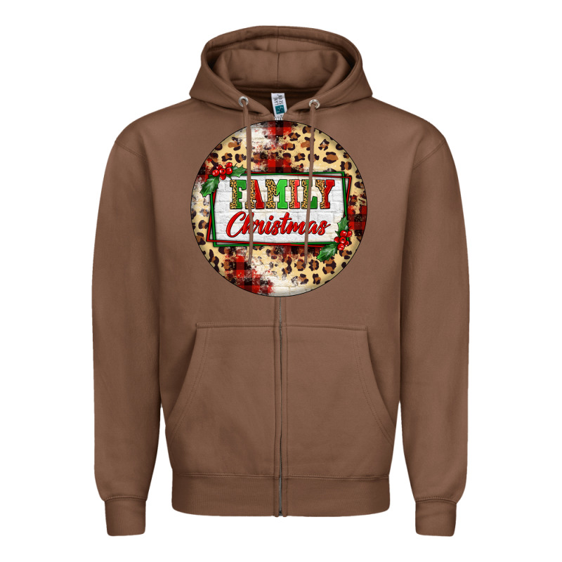 Family Christmas Zipper Hoodie by FaDigitalArtStudio | Teevron