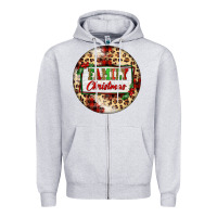 Heather Grey Family Christmas Zipper Hoodie - FaDigitalArtStudio