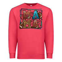 Cardinal American Football Mama Mother's Day Premium Sweatshirt - LillyAllenDesigns
