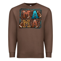 Chestnut American Football Mama Mother's Day Premium Sweatshirt - LillyAllenDesigns