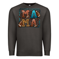 Smoke American Football Mama Mother's Day Premium Sweatshirt - LillyAllenDesigns