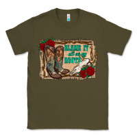Army Green blame it all on my roots Classic Tee - RanaPortraitStore