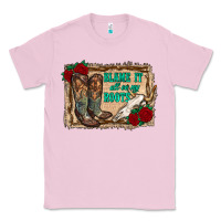 Bubblegum Pink blame it all on my roots Classic Tee - RanaPortraitStore