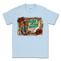 Dusty Blue blame it all on my roots Classic Tee - RanaPortraitStore