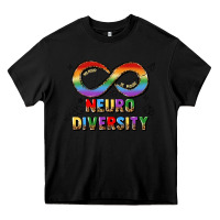 Black neurodiversity Heavy Core Tee - JahusDesignShop