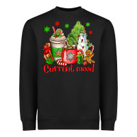 Black current mood christmas Heavyweight Sweatshirt - OliviaCreatesArt