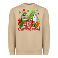 Mushroom current mood christmas Heavyweight Sweatshirt - OliviaCreatesArt