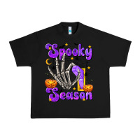 Black Spooky Season On Urban Heavy Tee - texasbilliewilder