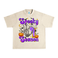 Sandshell Spooky Season On Urban Heavy Tee - texasbilliewilder