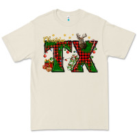 Bone Christmas Texas With Deer Premium Tee - BundleAndBundleShop