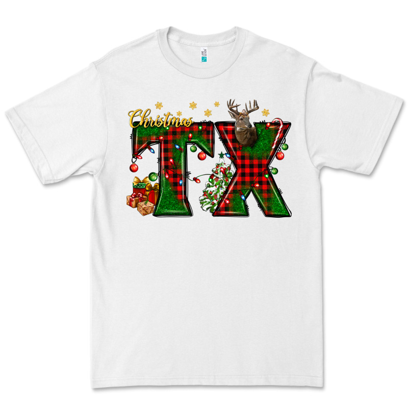 Christmas Texas With Deer Premium Tee by BundleAndBundleShop | Teevron