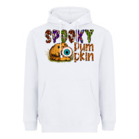 White spooky pumpkin Heavyweight Hoodie - SublimationCraftShop