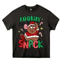 Asphalt lookin' like a snack christmas character Heavy Core Tee - MaliasSmallBusiness