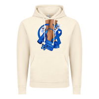 Vintage Artic Colon Cancer diva blue ribbon Vintage Hoodie - NancyCooperArtShop