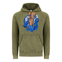 Colon Cancer Diva Blue Ribbon Vintage Hoodie | Teevron