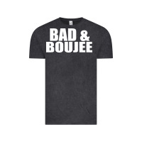 Vintage Black bad & boujee Vintage Tee - artisFamous