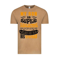 My Son Is Super Awesome His Stepdad Vintage Tee | Teevron