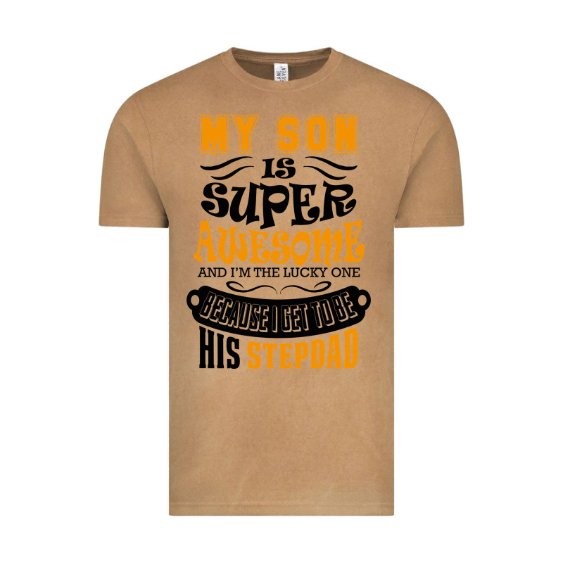 My Son Is Super Awesome His Stepdad Vintage Tee by artisFamous | Teevron