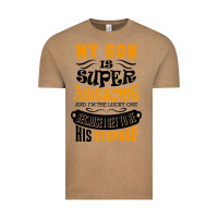 Vintage Coffee My Son Is Super Awesome His Stepdad Vintage Tee - artisFamous