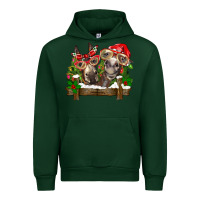 Forest Green Christmas donkeys Urban Hoodie - BarkalooDesign