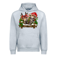 Heather Grey Christmas donkeys Urban Hoodie - BarkalooDesign