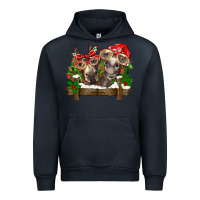 Navy Christmas donkeys Urban Hoodie - BarkalooDesign