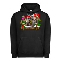 Pigment Black Christmas donkeys Urban Hoodie - BarkalooDesign