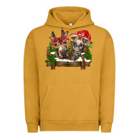 Pigment Peanut Butter Christmas donkeys Urban Hoodie - BarkalooDesign