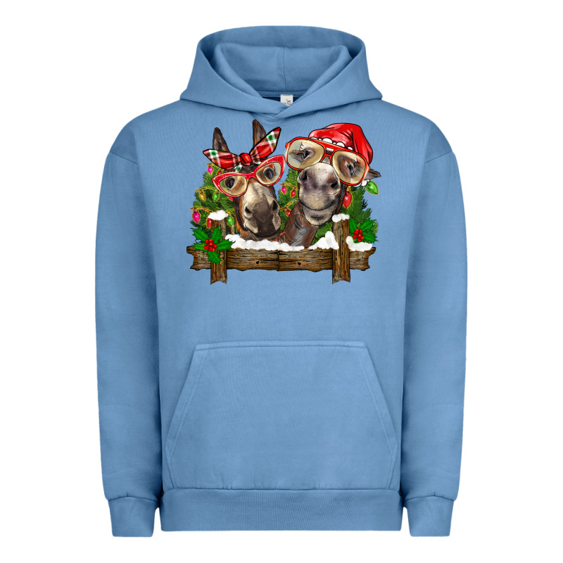 Christmas Donkeys Urban Hoodie by BarkalooDesign | Teevron