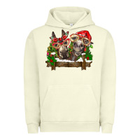 Pigment Pistachio Christmas donkeys Urban Hoodie - BarkalooDesign