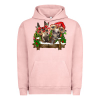 Pigment Salmon Christmas donkeys Urban Hoodie - BarkalooDesign