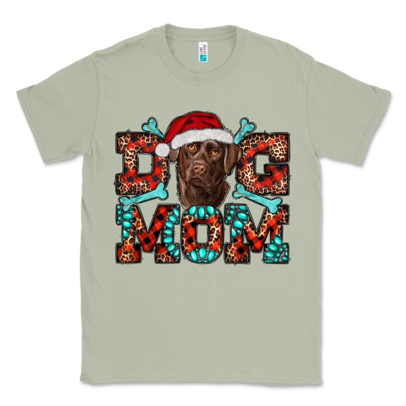 Dog Mom Christmas With Labrador Classic Tee by RanaPortraitStore | Teevron