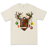 Bone American Football Horn Christmas Premium Tee - BundleAndBundleShop