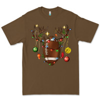 Cacao American Football Horn Christmas Premium Tee - BundleAndBundleShop