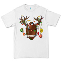 White American Football Horn Christmas Premium Tee - BundleAndBundleShop