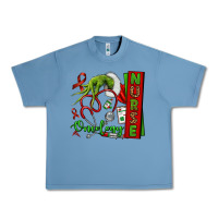 Pebble Blue Christmas Character Nurse Urban Heavy Tee - NancyCooperArtShop