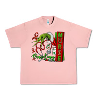 Salmon Christmas Character Nurse Urban Heavy Tee - NancyCooperArtShop