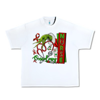 White Christmas Character Nurse Urban Heavy Tee - NancyCooperArtShop